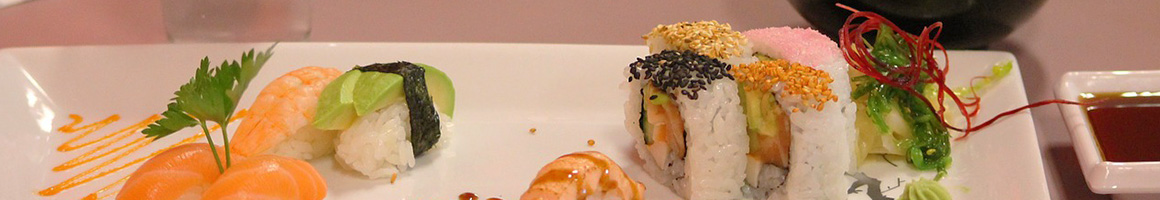 Eating Japanese Sushi at Express Sushi & Teriyaki restaurant in Carmichael, CA.